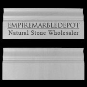 Dolomite Marble 3/4" Baseboard Molding Polished