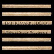 Light Emperador Marble Bullnose Pencil Molding Polished