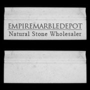 Statuary Crystal Marble 3/4" Baseboard Molding Polished White Statuario