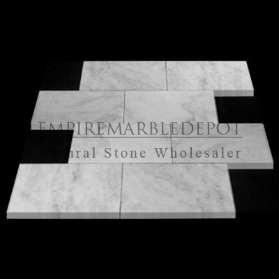 Carrara Marble Italian White Bianco Carrera 12x24 Marble Tile Honed