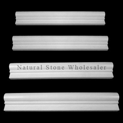 Bianco Dolomiti Marble Italian White Dolomite Crown Molding Polished