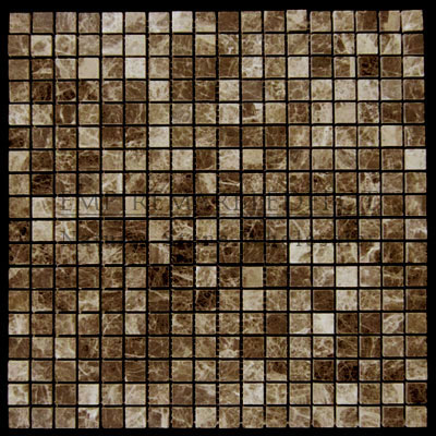 Crema Marfil Marble 5/8x5/8 Mosaic Tile Polished