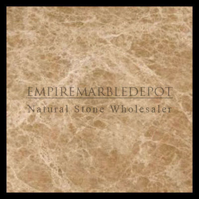 Light Emperador Marble 12X12 Marble Subway Tile Polished