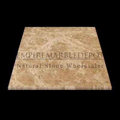 Light Emperador Marble 12X12 Marble Subway Tile Polished