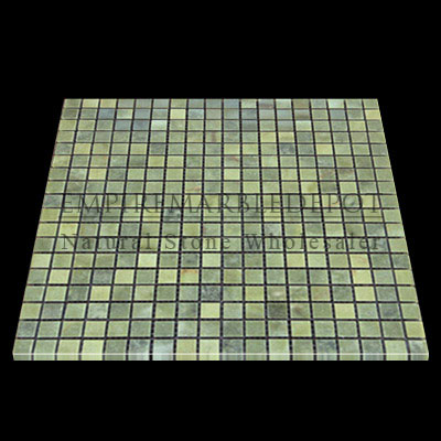 Crema Marfil Marble 5/8x5/8 Mosaic Tile Polished