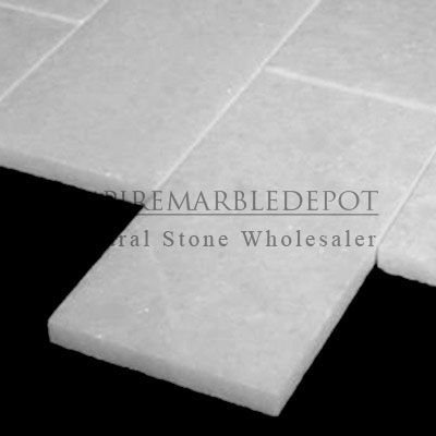 Statuary Crystal Marble Italian White Statuario 3x6 Marble Subway Tile Polished